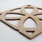 Ekena Millwork Medium Daventry Decorative Fretwork Wood Wall Panels, Hickory, 15 3/8"W x 15 3/8"H x 3/8"T WALW16X16X0375DVNHI - alternate 5